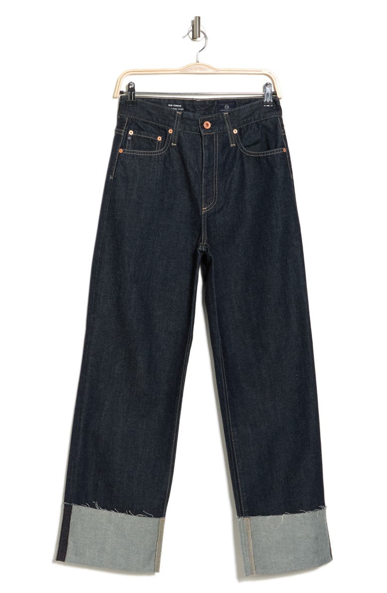 AG Tomas Cuff Baggy Straight Leg Jeans, Alternate, color, 