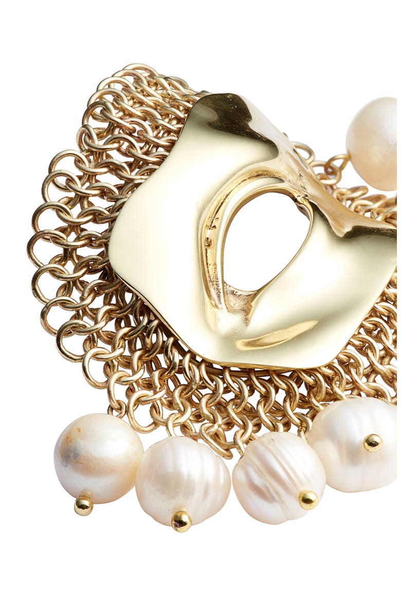 Pedigree XL Eye Earrings, Alternate, color, GOLD