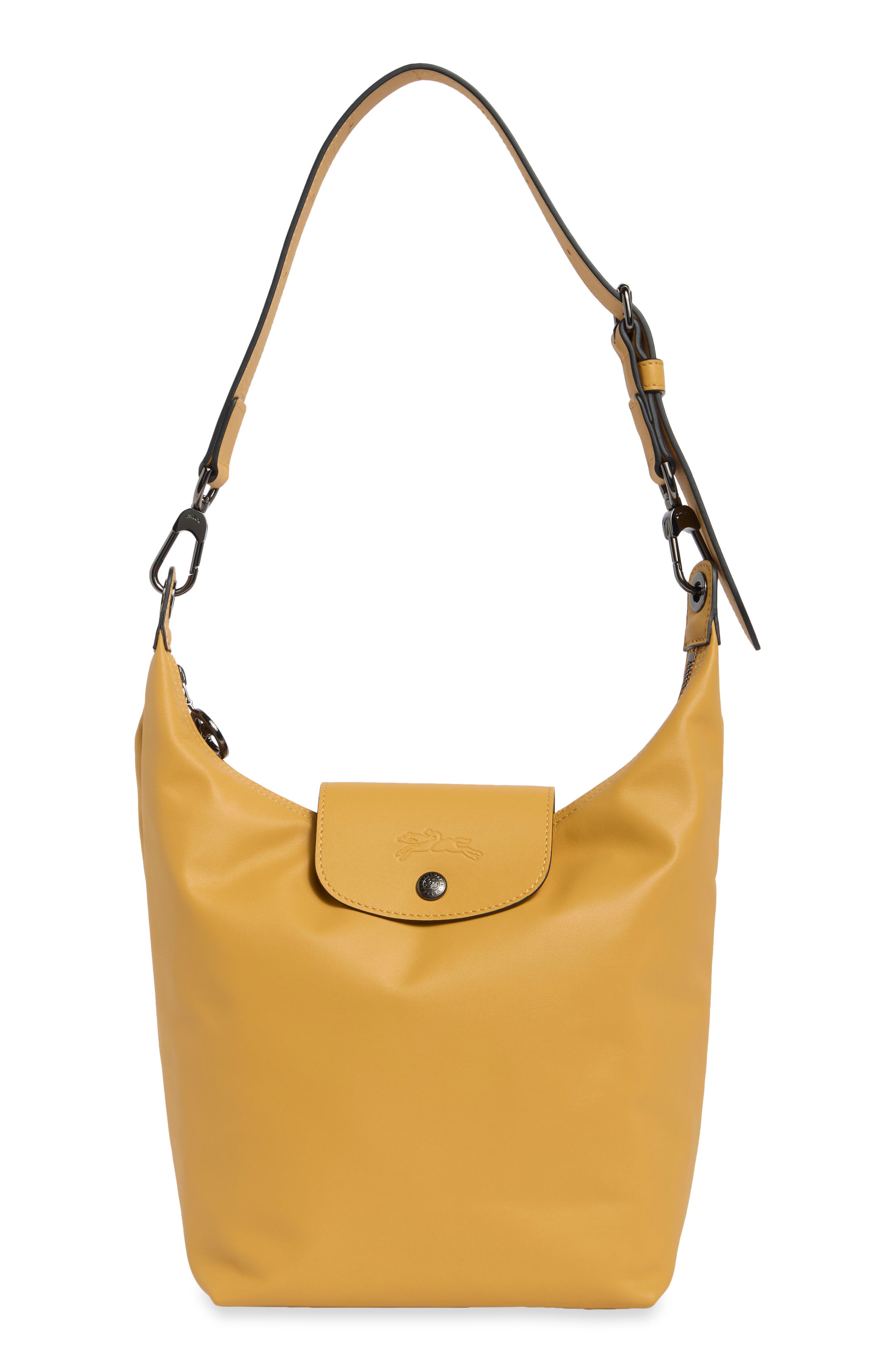 Medium Le Pliage Xtra North/South Leather Hobo Bag