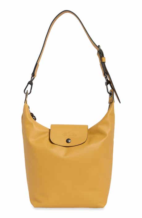 Medium Le Pliage Xtra North/South Leather Hobo Bag