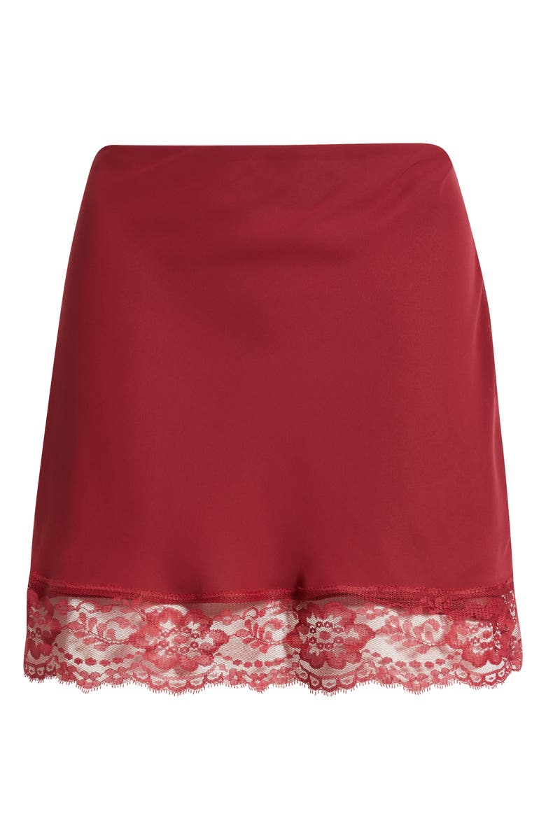 Bella Venice The Sienna Slip Skirt, Alternate, color, Burgundy