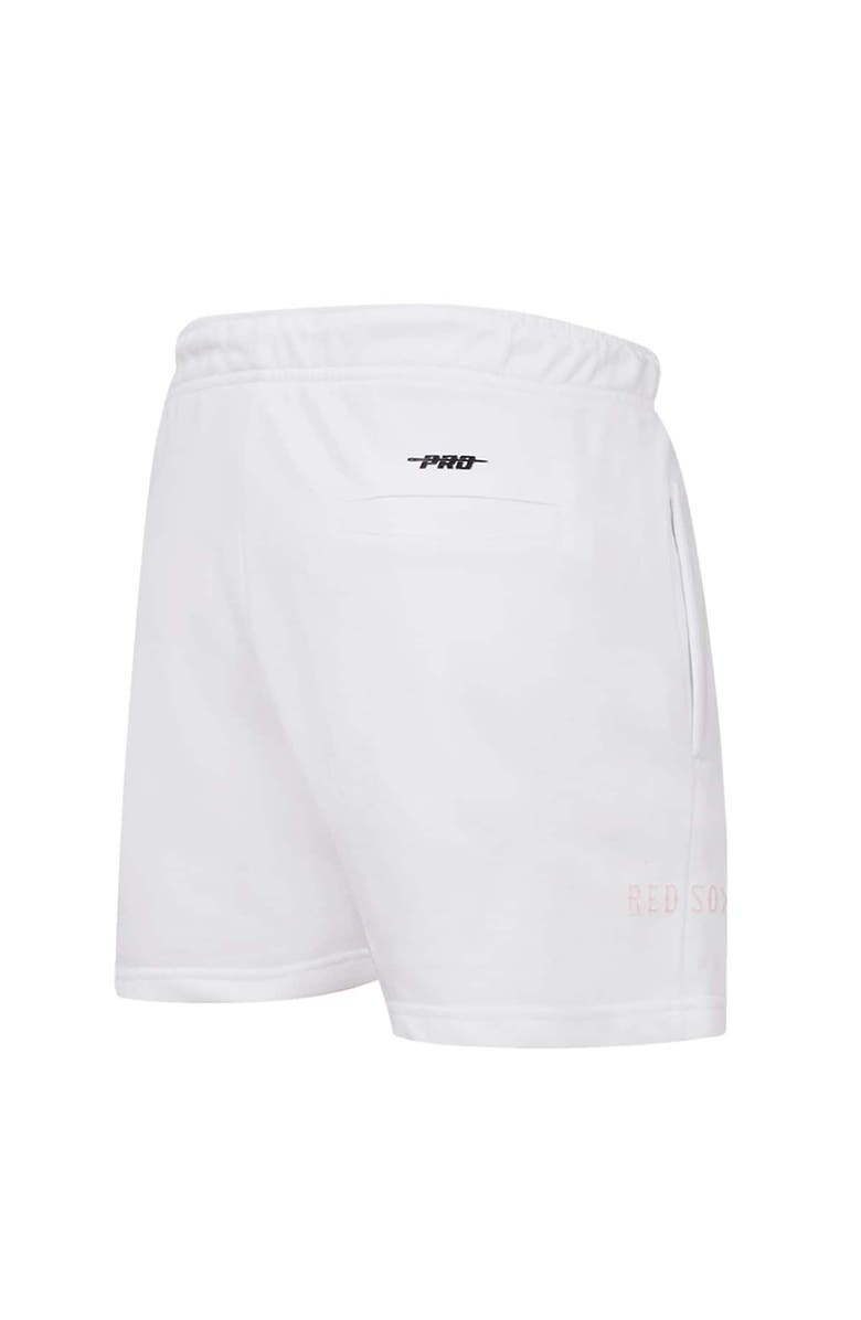PRO STANDARD Women's Pro Standard White Boston Red Sox Washed Neon Shorts, Alternate, color, White