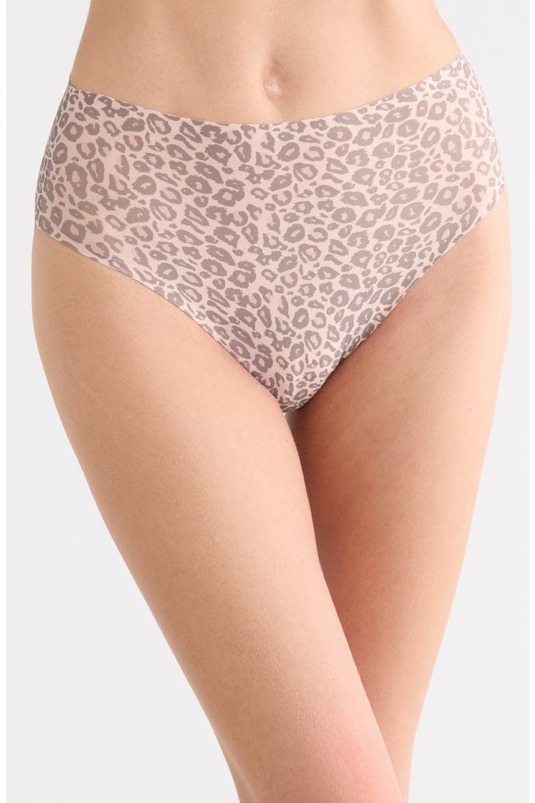 Soft Stretch High Cut Briefs, Main, color, BRONZED LEO
