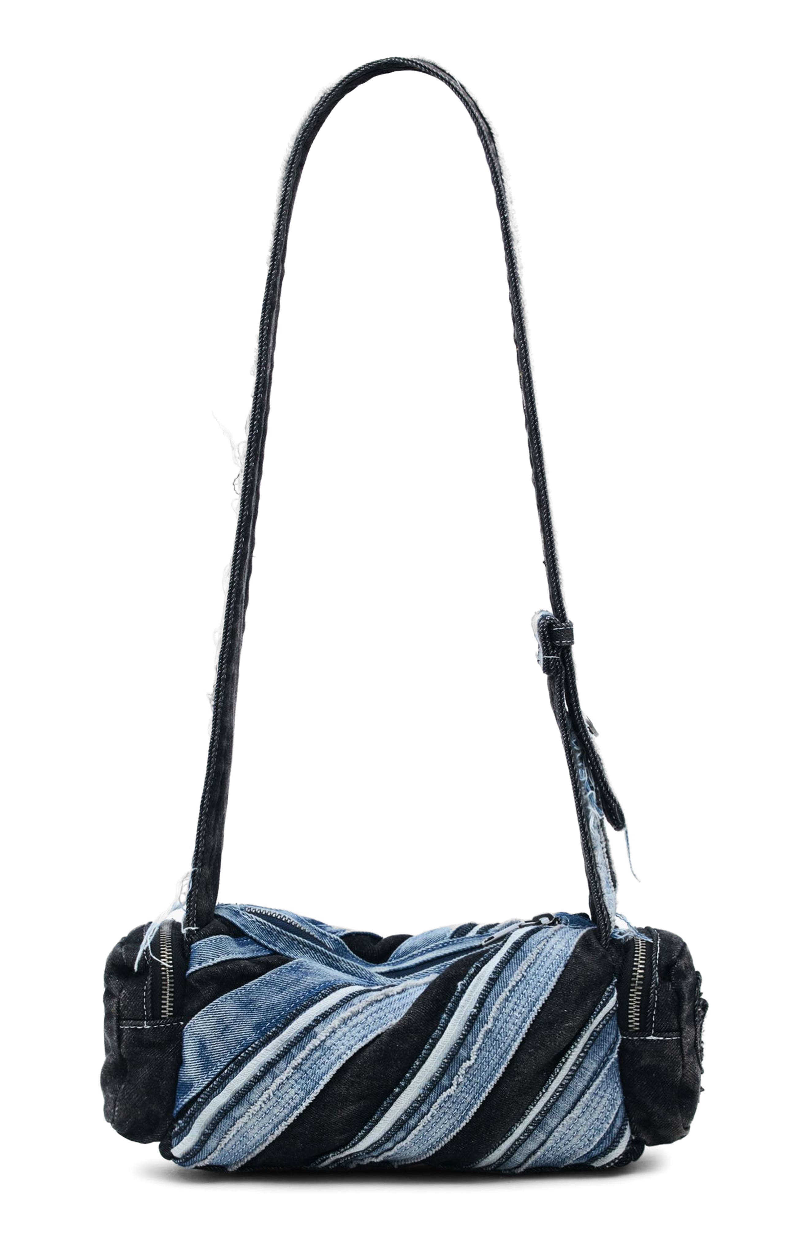 Desigual Denim Shoulder Bag, Alternate, color, Dark Blue