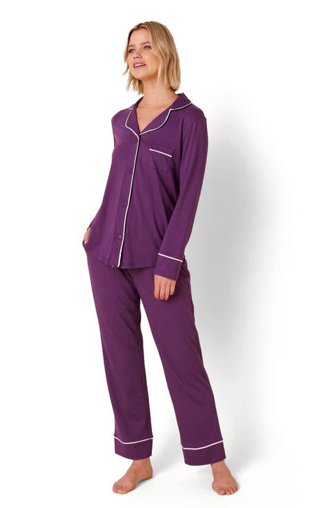 Pima Knit Pajama Set Conversational