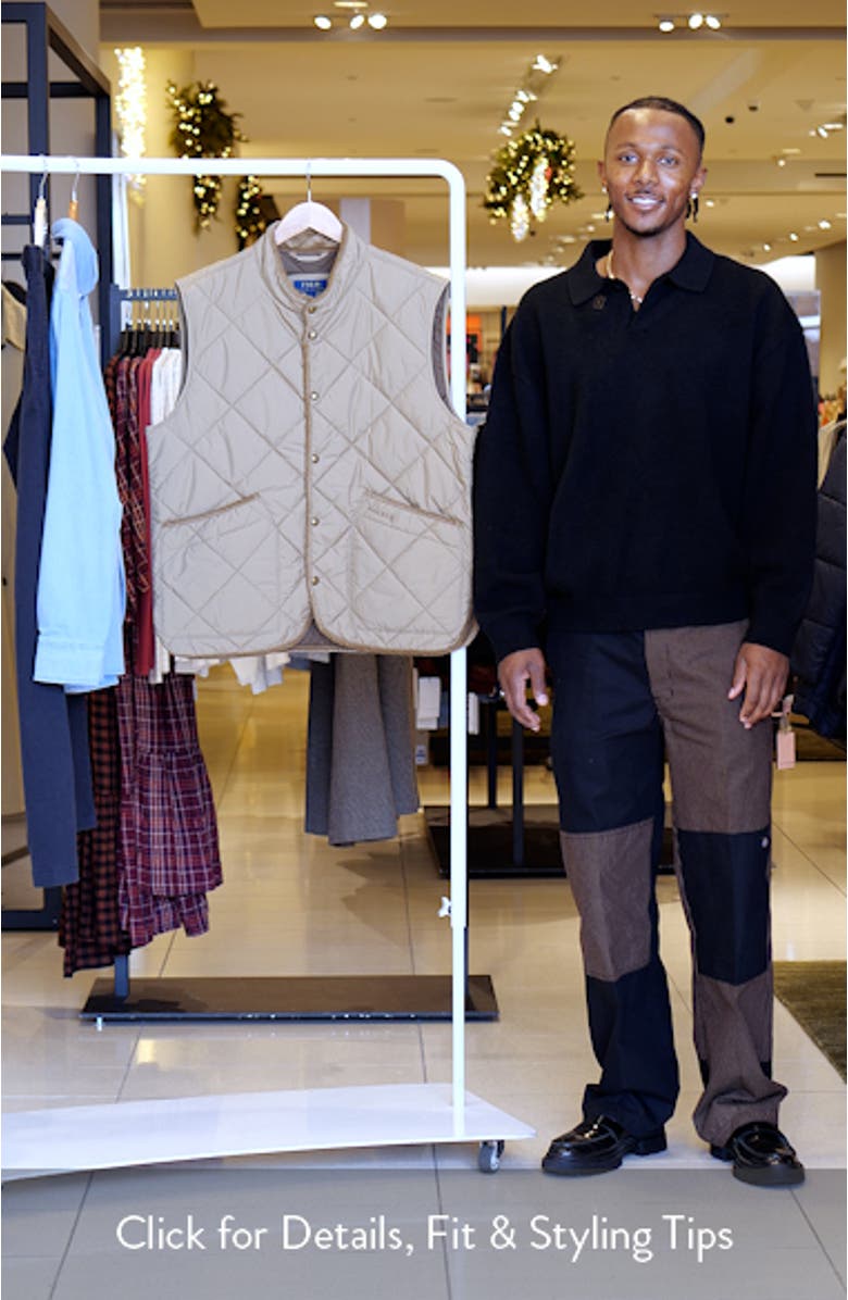 The Hurston Water Repellent Quilted Utility Vest, sales video thumbnail