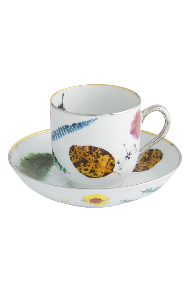 Christian Lacroix Caribe Set of 4 Teacups & Saucers, Alternate, color,