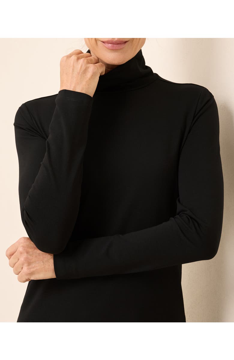 Pact Luxe Stretch Jersey Slim Turtleneck, Alternate, color, 