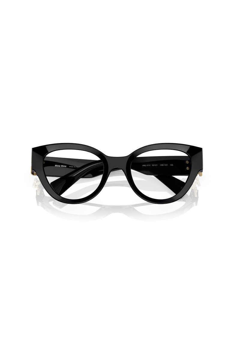 52mm Phantos optical glasses, Alternate, color, Black
