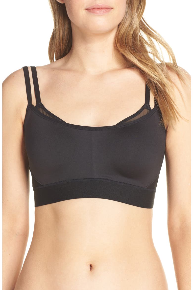 Gravity Contour Underwire Sports Bra, Main, color, BLACK