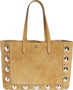 Valentino Garavani Nellcôte Stud Suede Tote Bag