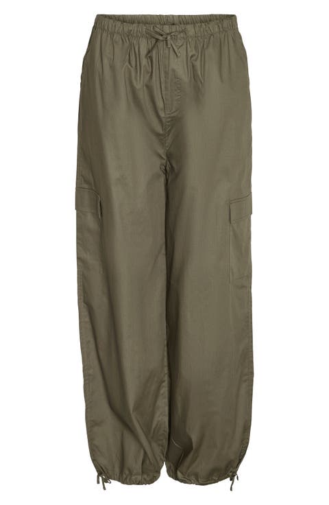 Pinar Tie Waist Cargo Pants