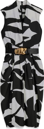 Donna Karan New York Belted Sleeveless Sheath Dress | Nordstrom