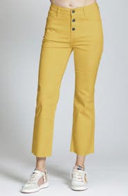 APNY Raw Hem Ankle Straight Leg Jeans