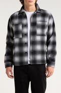 Percival Check Wool Blend Flannel Overshirt