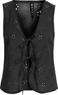 Motel Kayve Tie Front Vest