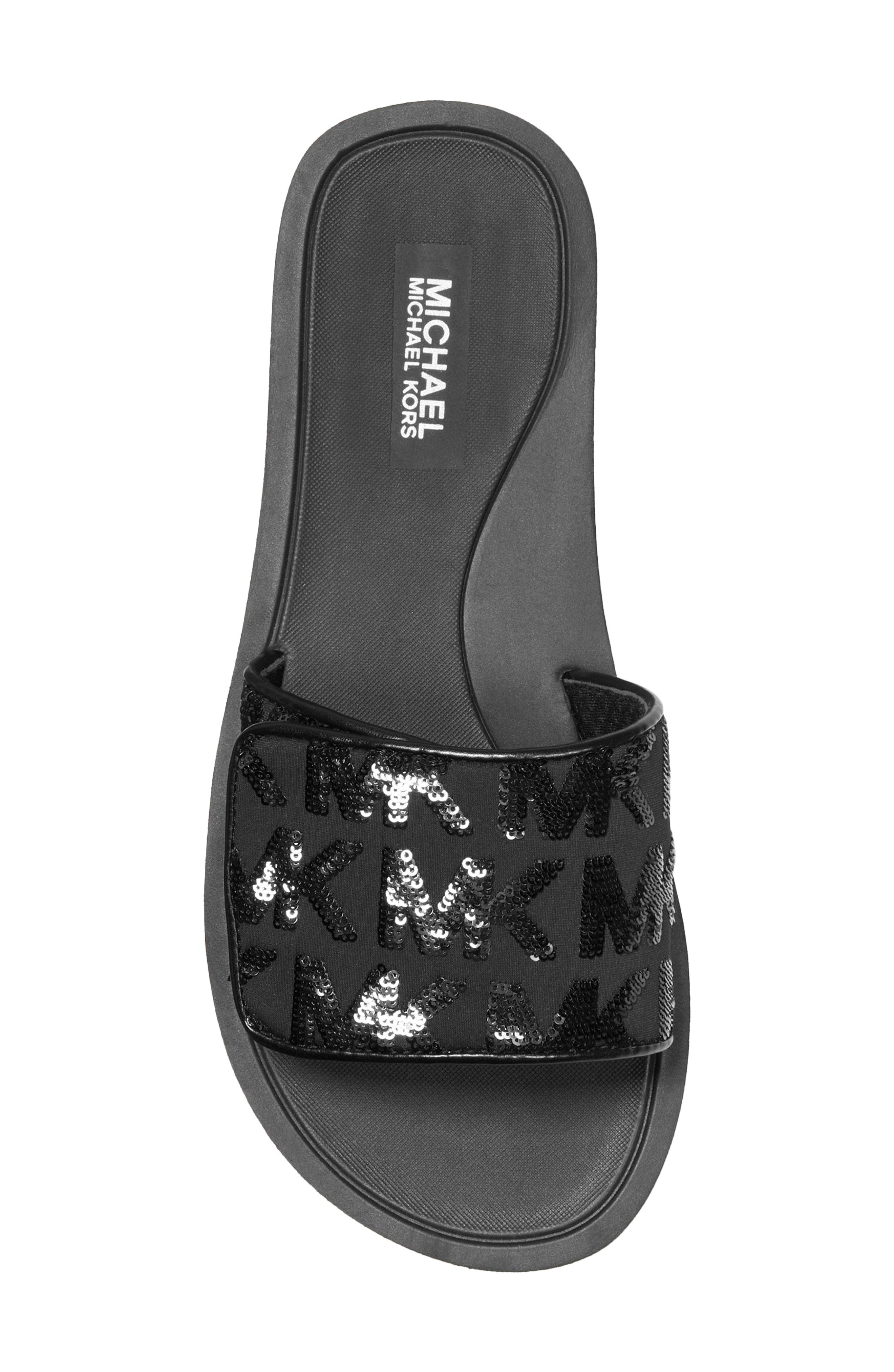 MICHAEL Michael Kors MK Platform Slide Sandal, Alternate, color, 