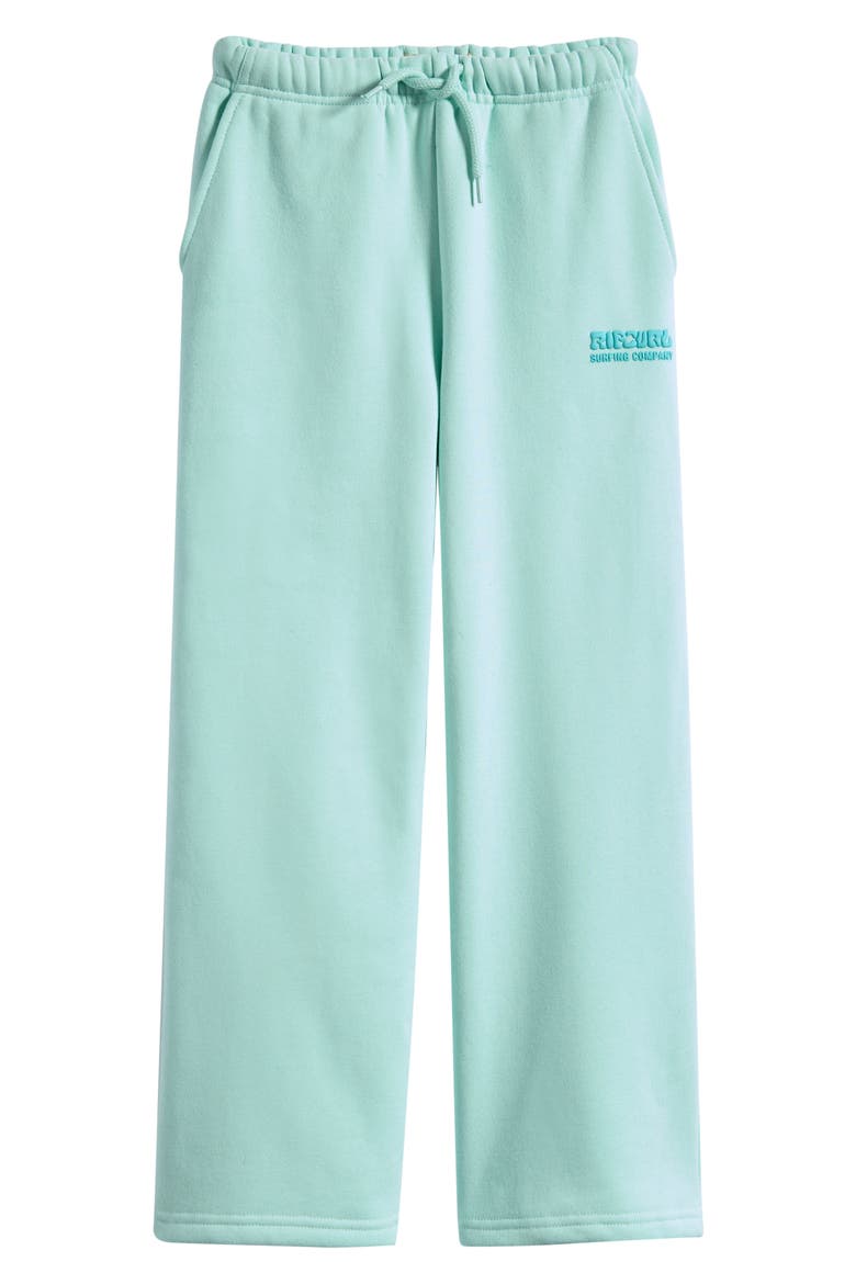 Kids' Surf Puff Paint Wide Leg Sweatpants, Main, color, LIGHT SEA BLUE