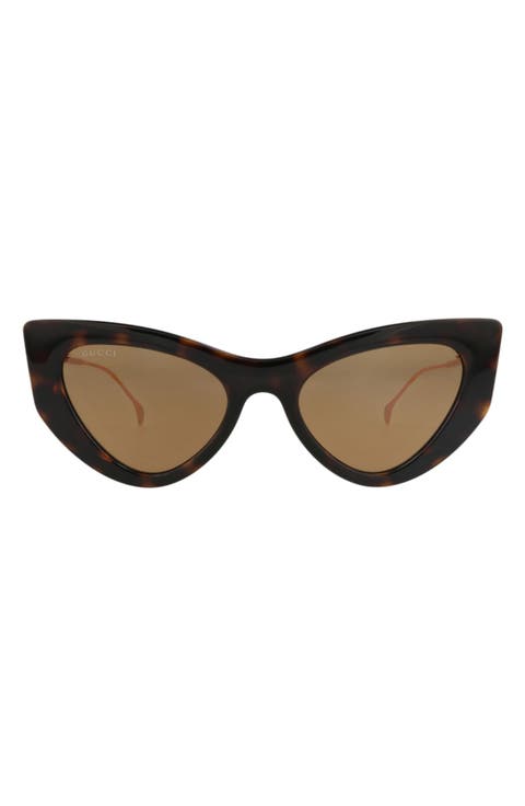 52mm Cat Eye Sunglasses