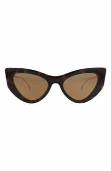 52mm Cat Eye Sunglasses