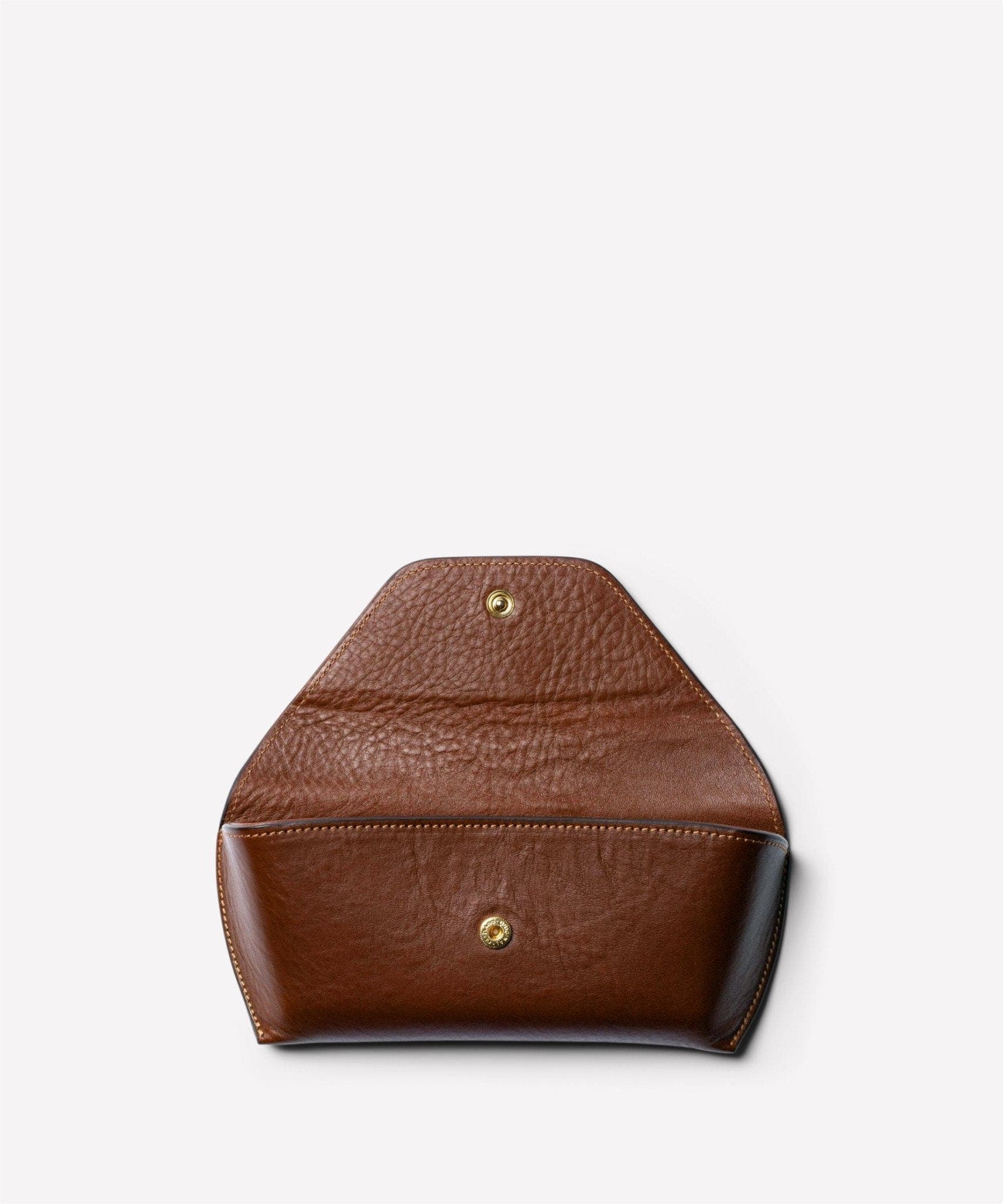 Hard Sunglass Case No. 251, Alternate, color, Vintage Chestnut Leather