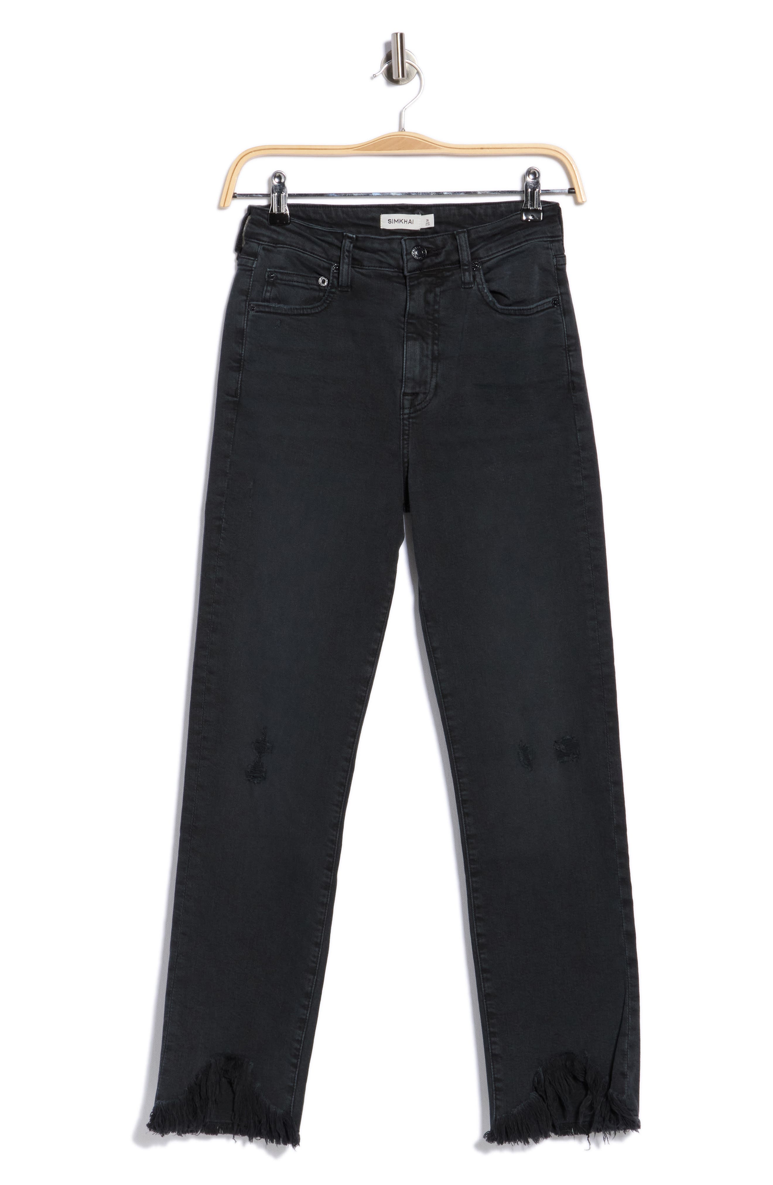 River High Waist Straight Leg Jeans