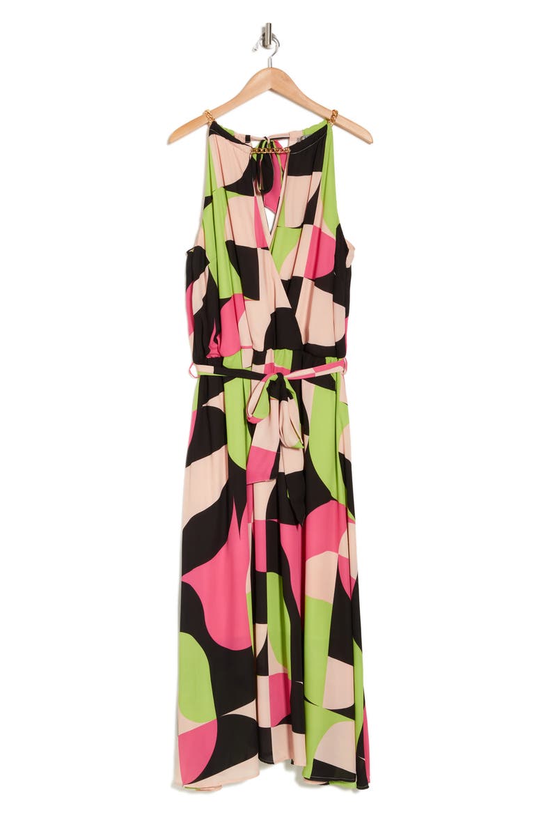 Beach House II Sleeveless Dress, Alternate, color, GEO