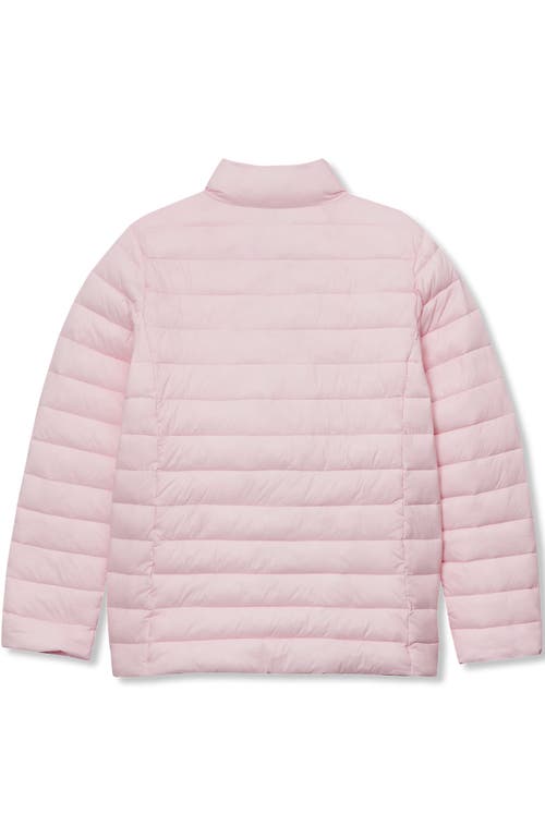 Lands' End Kids Insulated Down Alternative Thermoplume Jacket In Pink