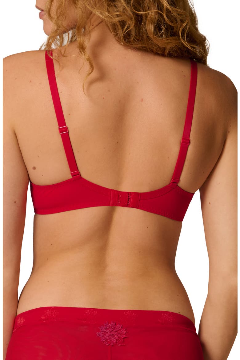 Wish Underwire Plunge Bra, Alternate, color, RAINBOW RED