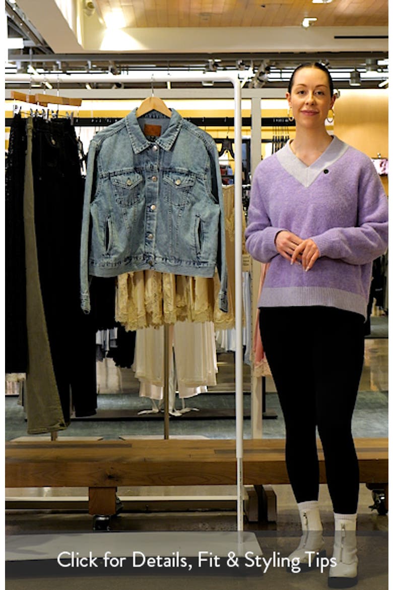 Paizley Rigid Denim Trucker Jacket video