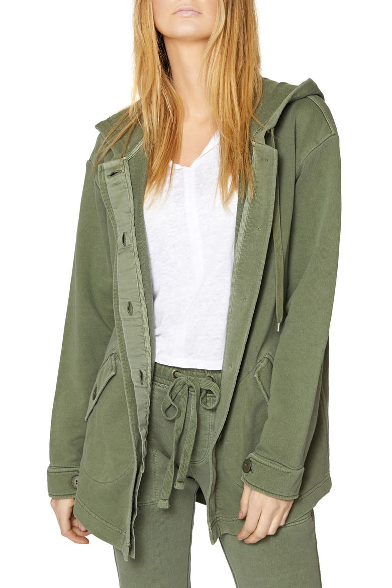 Top Rank Hooded Jacket, Main, color, CADET