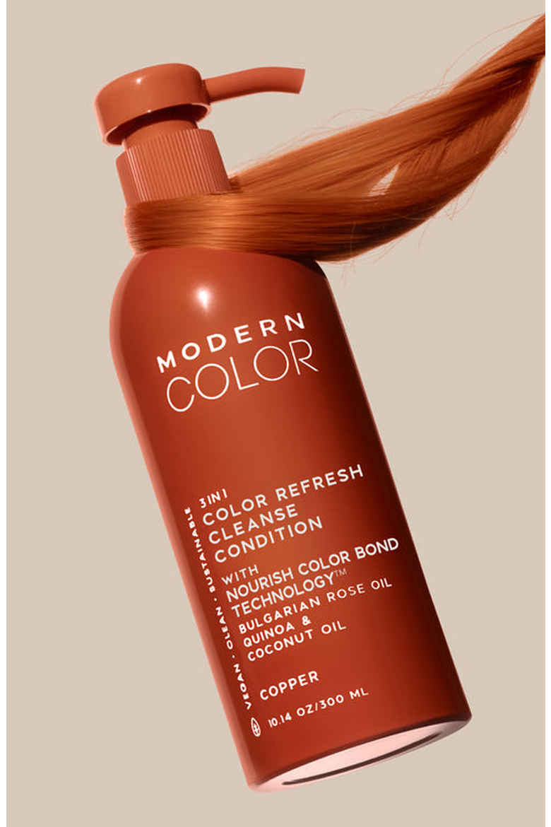 Copper 3-In-1 Hair Color Refresh Cleanse Conditioner, Alternate, color, Single
