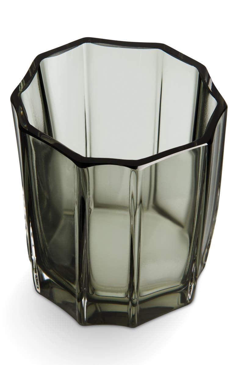 Orrefors Reed Medium Glass Votive Holder, Alternate, color, Green