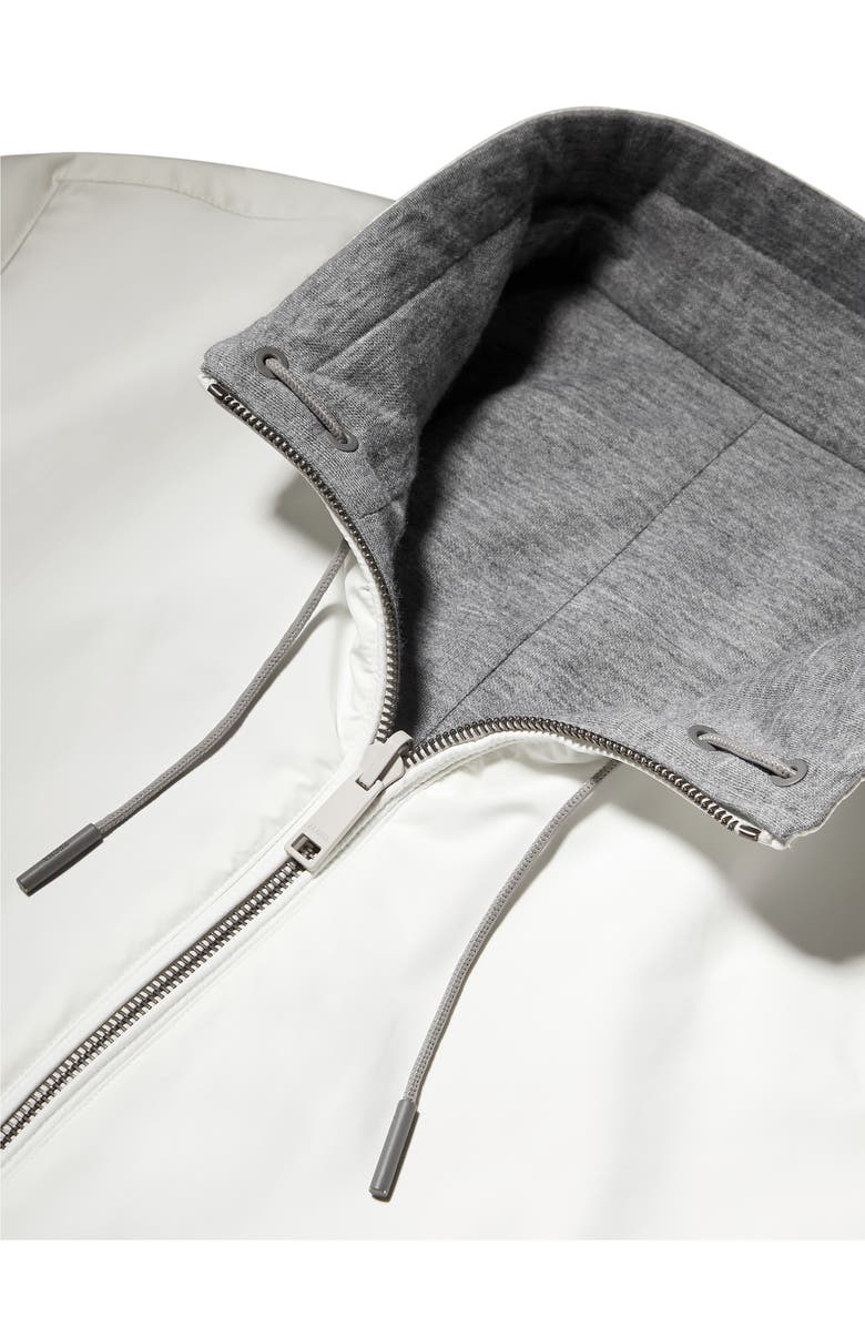 ZEGNA Zephyr Reversible Blouson Jacket, Alternate, color, White