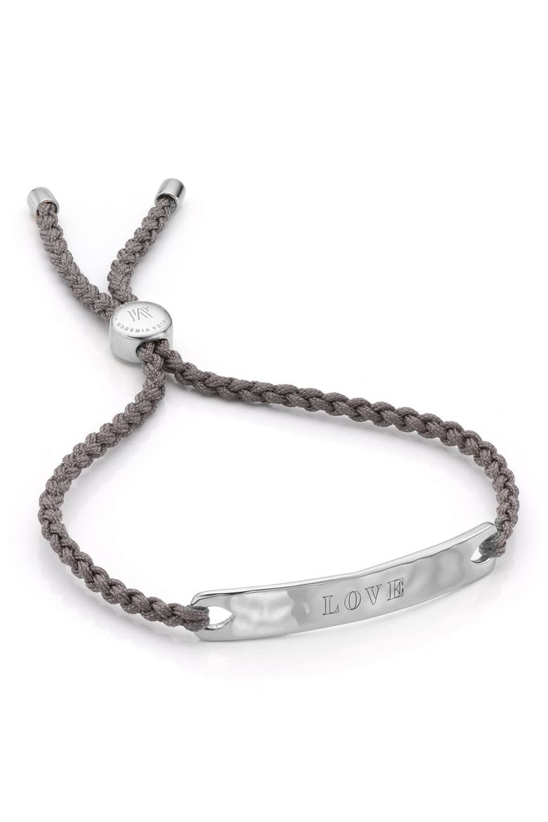 Havana Friendship Bracelet, Alternate, color, MINK/ STERLING SILVER