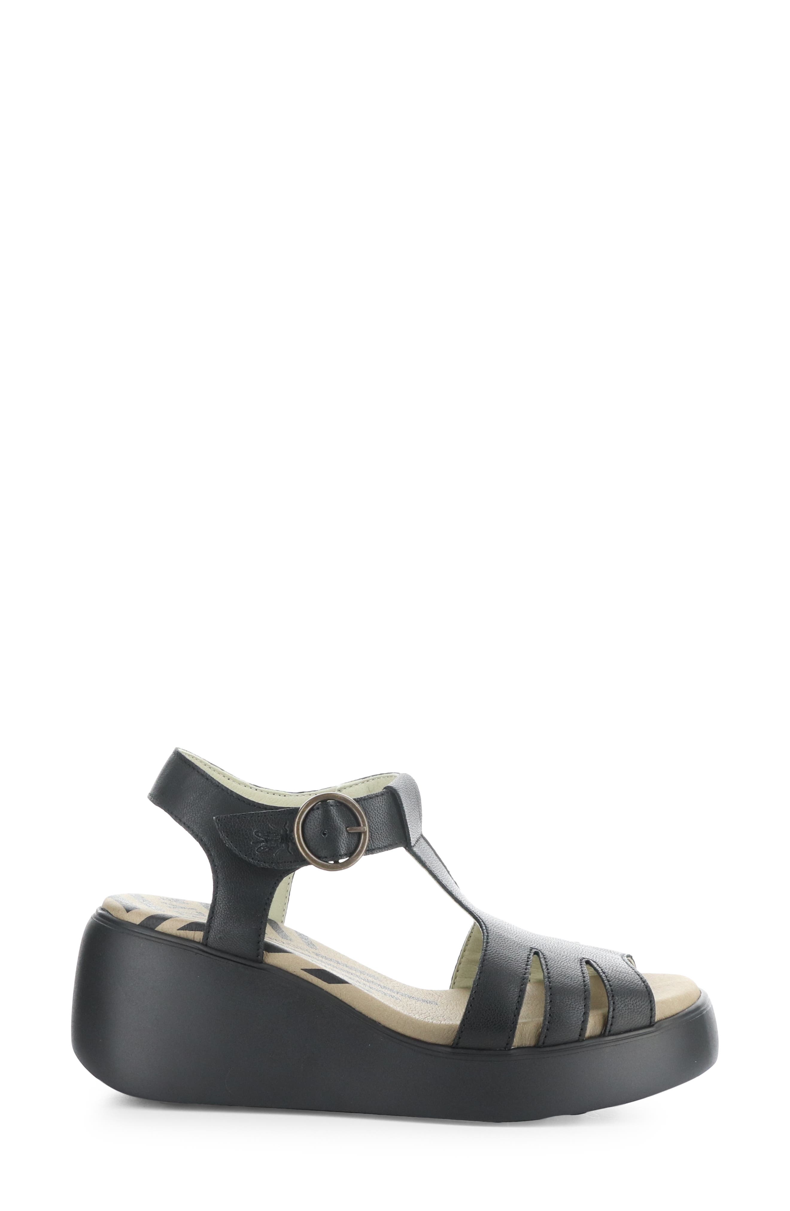 Fly London Duma Platform Wedge Sandal, Alternate, color, 