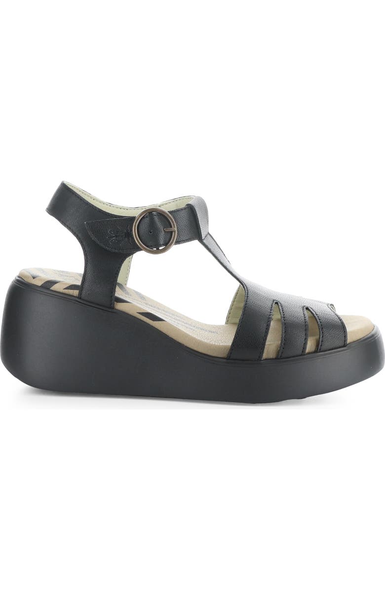 Fly London Duma Platform Wedge Sandal, Alternate, color,