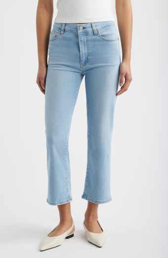 Pixie Le Sleek Straight High Waist Ankle Straight Leg Jeans