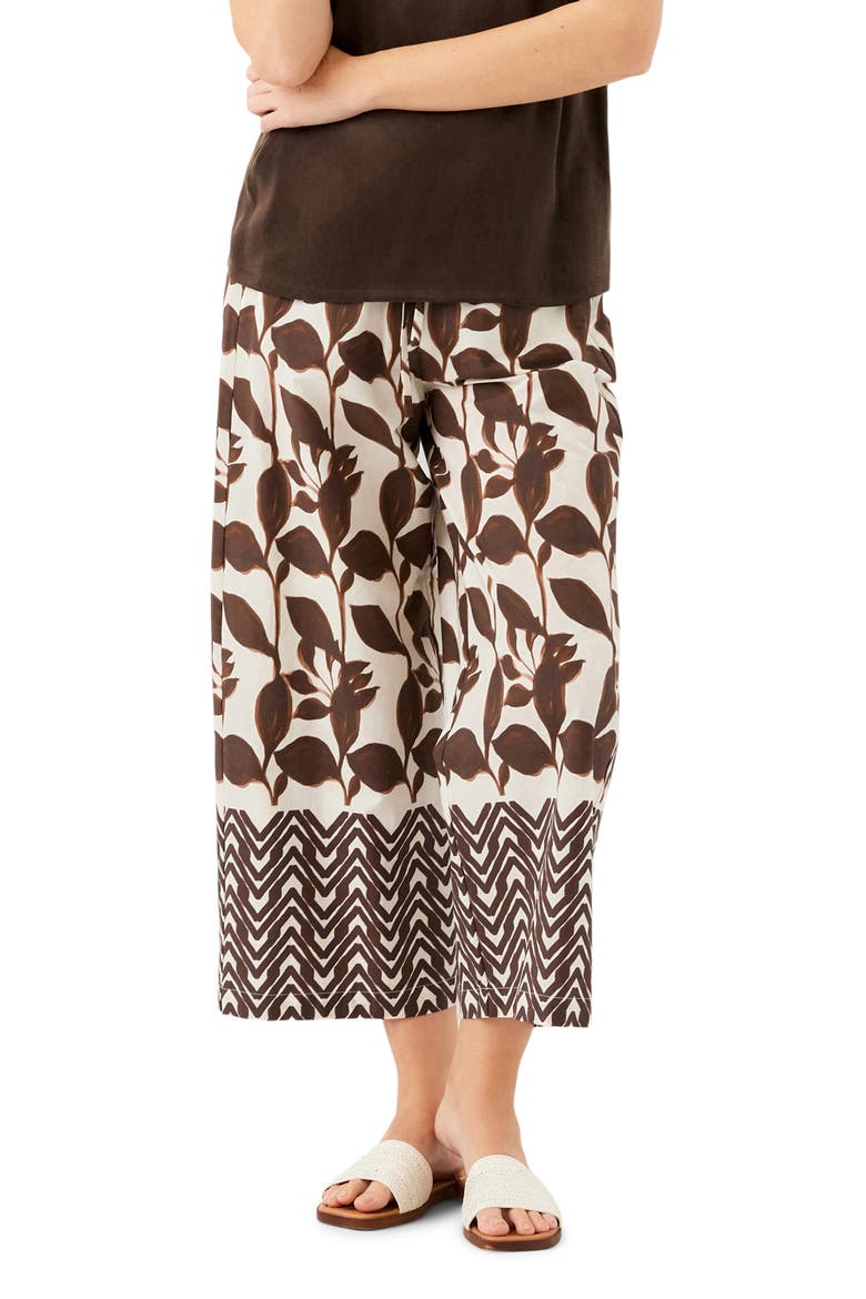 Cora Ankle Wide Leg Drawstring Pants, Main, color, PRINT