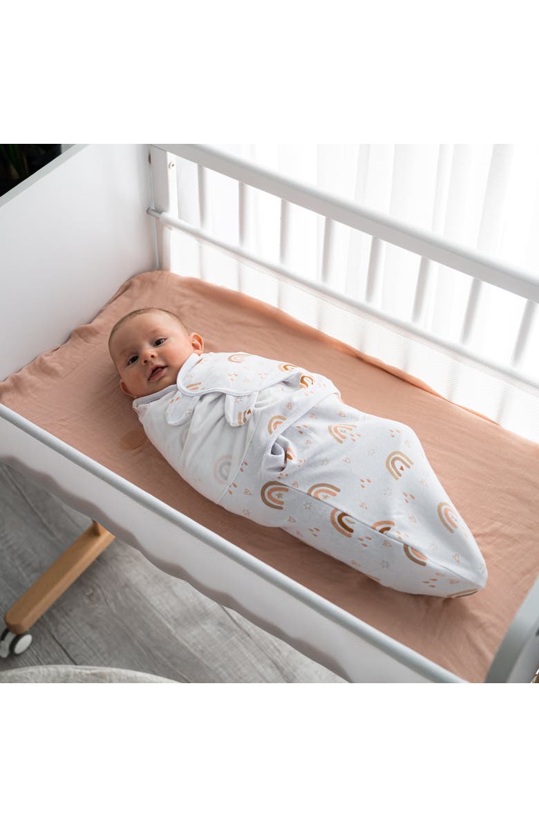 Comfy Cubs Easy Swaddle Blankets - Pack of 3, Alternate, color, Rainbow Bohemian