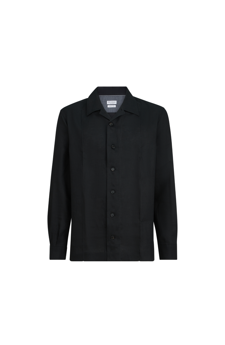 Brunello Cucinelli Shirt with Crête details, Main, color, Black