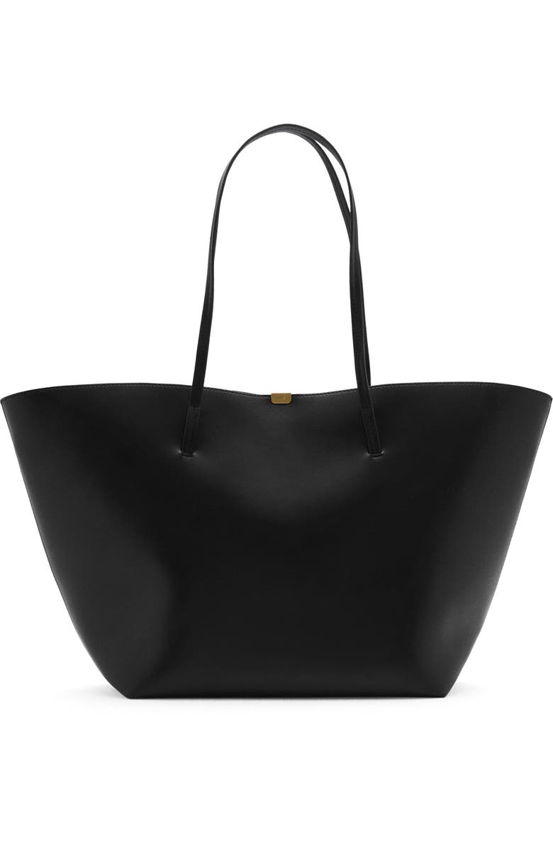 MANGO Faux Leather Tote Bag, Main, color,