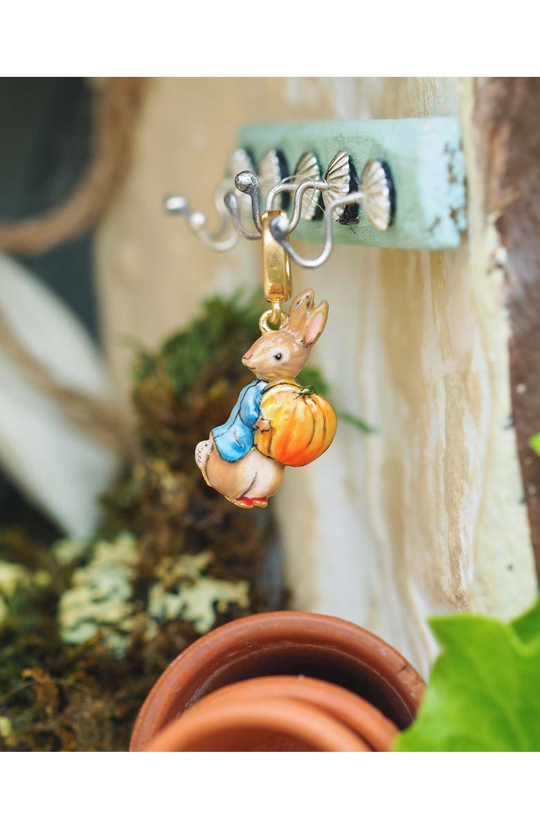 Fable England x Peter Rabbit Pumpkin Charm, Alternate, color, Gold