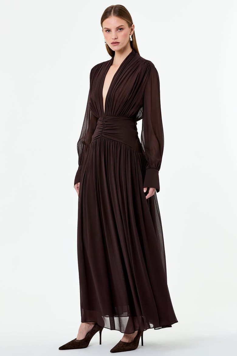 Jocelyn Dress, Alternate, color, CACAO