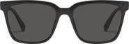 QUAY Recap 56mm Polarized Square Sunglasses
