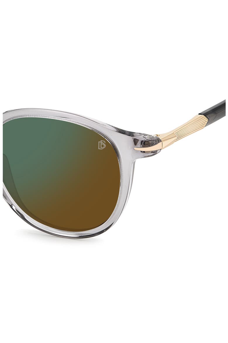 49mm Round Sunglasses, Alternate, color, GREY