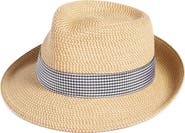 Eric Javits Classic Squishee® Straw Packable Fedora Sun Hat