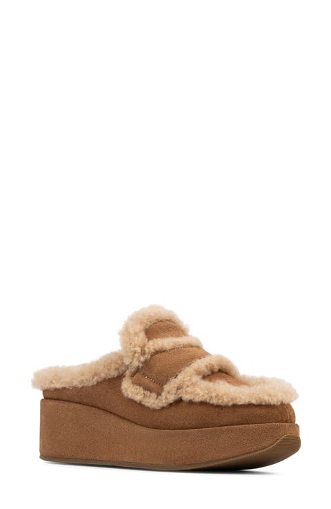 Ivanna Leather Platform Mule
