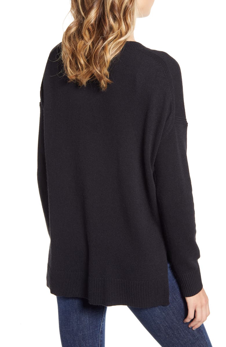 Chelsea28 Chelsea 28 High/Low Crewneck Sweater, Alternate, color,