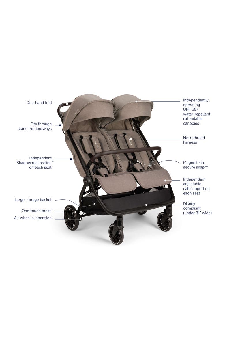 TRVL™ Compact Dubl Stroller, Alternate, color, CEDAR